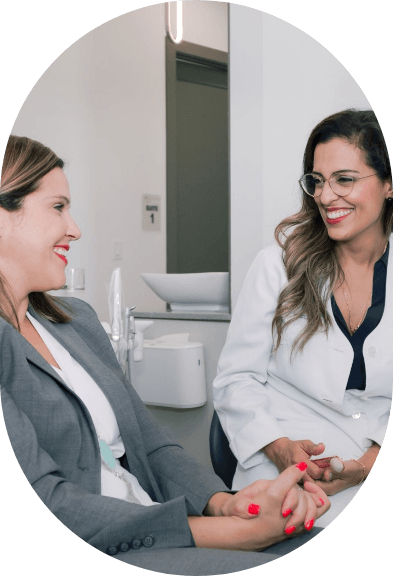 Lutz dentist talking with a patient