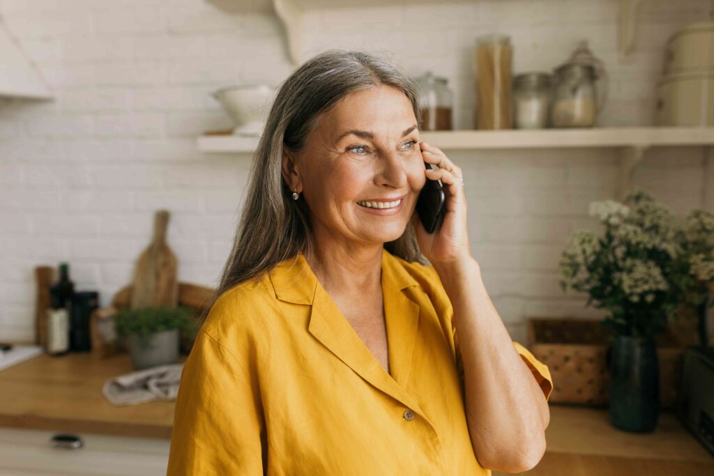 Woman on the phone